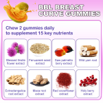 60 breast enhancement gummies