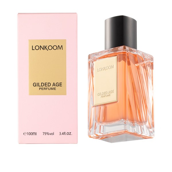 LONKOOM GILDED AGE Perfume 25ml, Woody Aromatic Long‑Lasting Eau De Parfum Spray