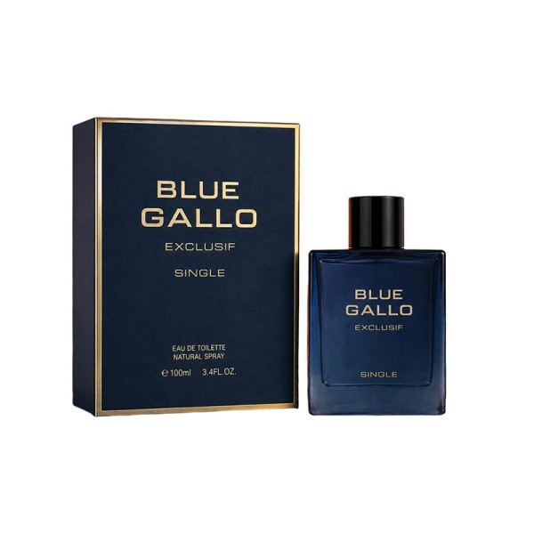 BLUE GALLO EXCLUSIF Eau de Toilette Woody Aromatic Men Perfume 100ml