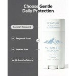 YU RAN SHI Bergamot Deodorant Stick, Aluminum‑Free & Paraben‑Free Underarm Odor Control Deodorant 75g