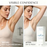 YU RAN SHI Bergamot Deodorant Stick, Aluminum‑Free & Paraben‑Free Underarm Odor Control Deodorant 75g