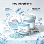 YU RAN SHI Collagen Soft Mask Powder, Hydrating Firming Brightening Salon Modeling Mask Powder 500g Bucket