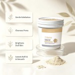 YU RAN SHI 7 Herbal Extract Facial Powder Mask, Soothing Brightening Pore‑Cleansing Salon Modeling Mask Powder 500g Bucket