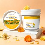 YU RAN SHI Calendula Soothing Mask Powder, Calming Hydrating Modeling Mask Powder for Sensitive Skin 500g Bucket