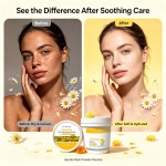 YU RAN SHI Calendula Soothing Mask Powder, Calming Hydrating Modeling Mask Powder for Sensitive Skin 500g Bucket