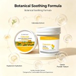 YU RAN SHI Calendula Soothing Mask Powder, Calming Hydrating Modeling Mask Powder for Sensitive Skin 500g Bucket