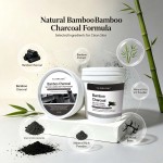 YU RAN SHI Bamboo Charcoal Sea Mud Clearing Soft Mask Powder, Deep Pore Cleansing Oil‑Control Modeling Mask Powder 500g Bucket