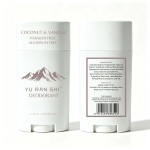 YU RAN SHI Coconut & Vanilla Deodorant Stick, Aluminum‑Free & Paraben‑Free Underarm Odor Control Deodorant 75g