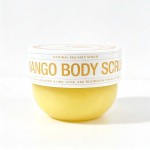 Mango Sea Salt Body Scrub, Gentle Exfoliating Scrub for Ingrown Hair, Rough Skin & Blemishes, Nourishing Brightening Body Exfoliator