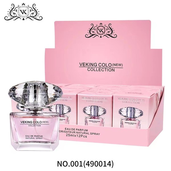 Veking Colo Pink Diamond Women Perfume 25ml, Fresh Floral Fruity Musk Long‑Lasting Eau De Parfum Spray
