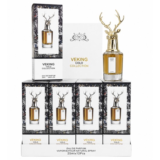 Veking Colo Shepherd Boy Deer Head Men Perfume 25ml, Oriental Woody Ambery Incense Long‑Lasting Eau De Parfum Spray