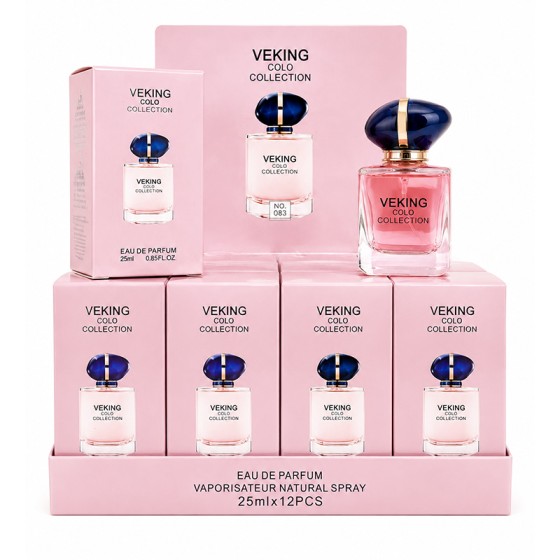 Veking Colo Red Crystal Women Perfume 25ml, Sweet Fruity Floral Long‑Lasting Eau De Parfum Spray