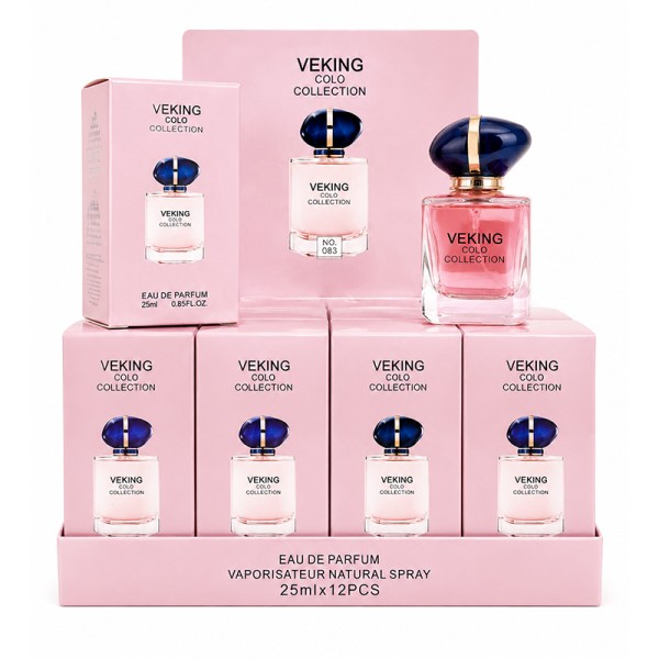 Veking Colo Red Crystal Women Perfume 25ml, Sweet Fruity Floral Long‑Lasting Eau De Parfum Spray