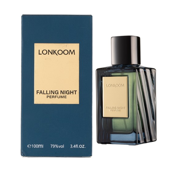 LONKOOM FALLING NIGHT Men Perfume 25ml, Woody Aromatic Long‑Lasting Eau De Parfum Spray