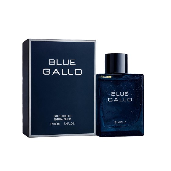 BLUE GALLO Men Perfume 100ml, Woody Aromatic Eau De Toilette