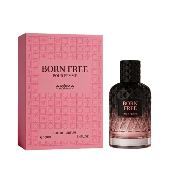BORN FREE POUR FEMME First Bloom Perfume 100ml, Warm Floral Eau De Parfum