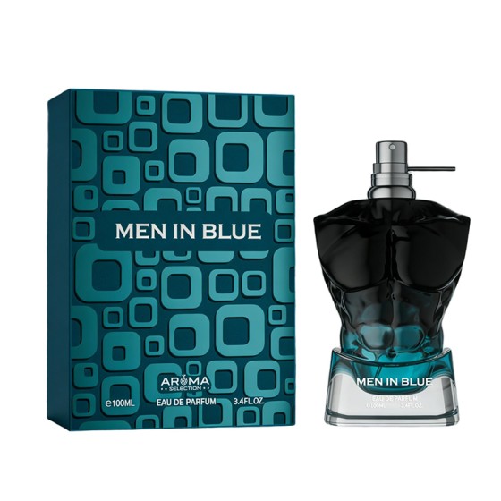 MEN IN BLUE Blue Breath Perfume 100ml, Amber Aromatic Eau De Parfum