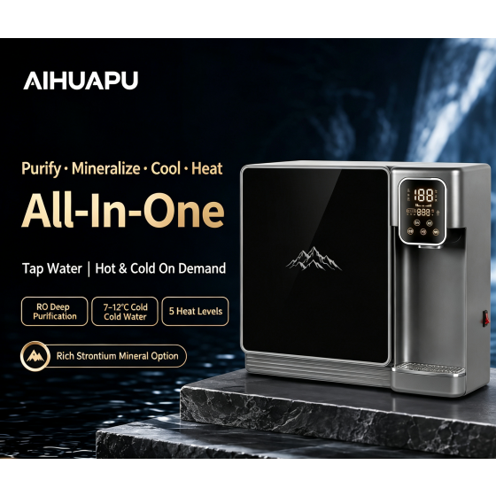 AIHUAPU Strontium-Rich Mineral Water Purifier (Hot and Cold)