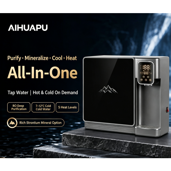 AIHUAPU Strontium-Rich Mineral Water Purifier (Hot and Cold)
