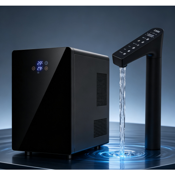 Aihuapu Under-Sink Instant Hot Water Purifier, Touch Control Split Faucet, RO Reverse Osmosis Strontium-Rich Mineralized Direct Drinking Water Machine
