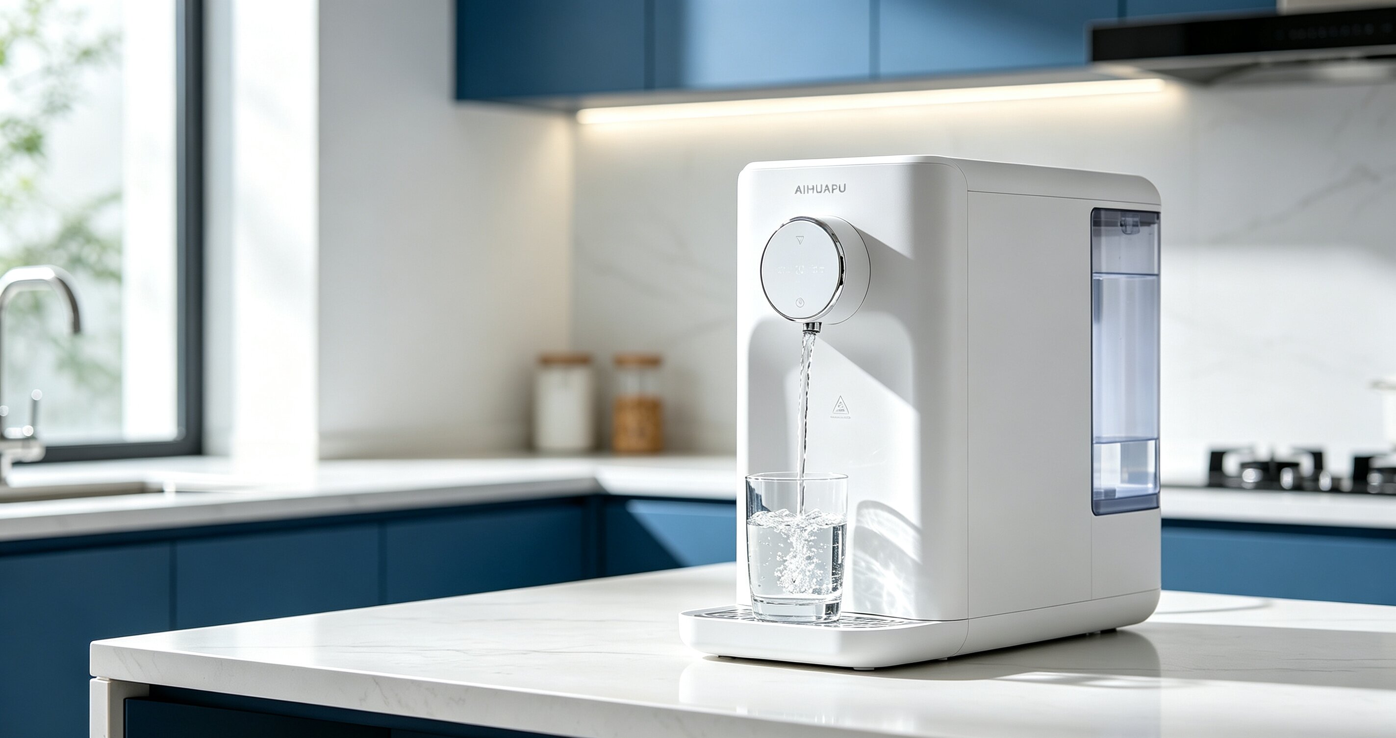 Fifteen years of dedicated work in the water purification industry have established it as a benchmark brand for mineral water purification.