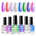 Cross-border e-commerce - Hot-selling pearlescent nail polish, oil-based, non-peelable, odorless, no baking required, colorfast.