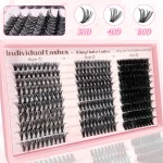 Cross-border 30D 40D 50D segmented false eyelash set, new style, 300 clusters of eyelashes
