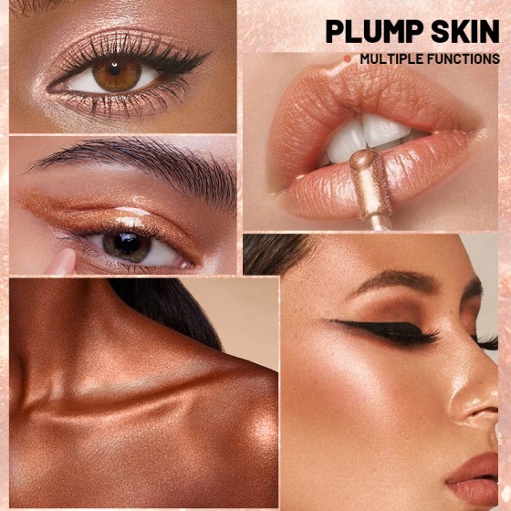 Cross-border wholesale of LACHAVA multi-functional liquid highlighter, blush, eyeshadow, lip gloss, and contouring product.