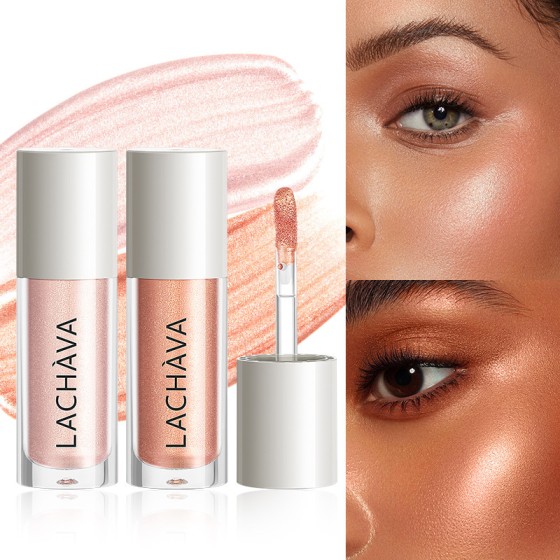 Cross-border wholesale of LACHAVA multi-functional liquid highlighter, blush, eyeshadow, lip gloss, and contouring product.