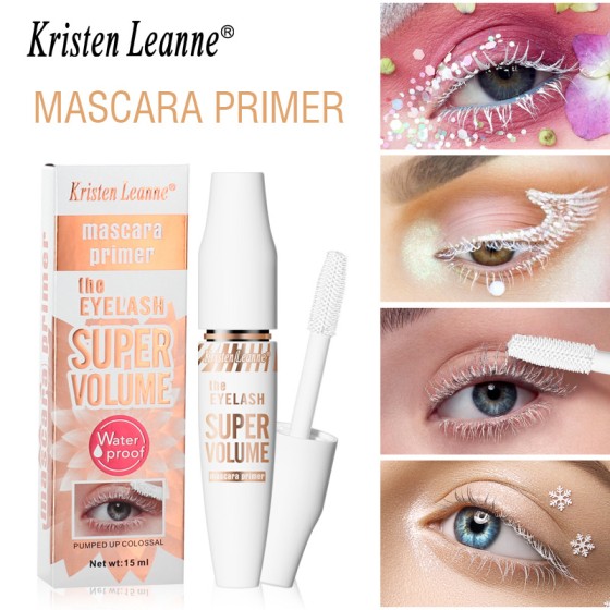 White Mascara Primer – Volumizing, Curling, Setting, Smudge-proof, and Waterproof