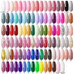 Cross-border Nee Jolie's popular UV gel nail polish set with glitter, gel base, and top coat.