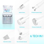 Cross-border generation hydrogen-oxygen microbubble beauty device, facial blackhead removal, moisturizing, skin cleansing device, microbubble beauty device