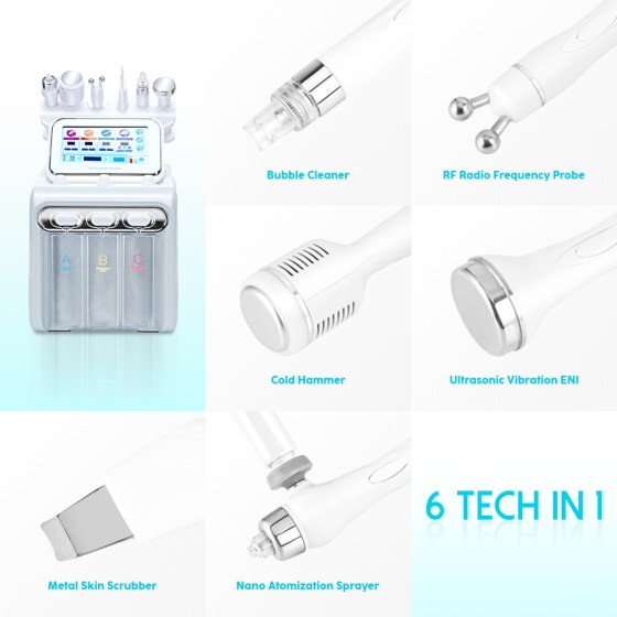 Cross-border generation hydrogen-oxygen microbubble beauty device, facial blackhead removal, moisturizing, skin cleansing device, microbubble beauty device