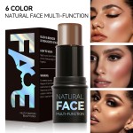 Cross-border - Highlighter & contour stick, contouring pencil, under-eye brightener, face blush, multi-functional makeup.