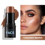 Cross-border - Highlighter & contour stick, contouring pencil, under-eye brightener, face blush, multi-functional makeup.