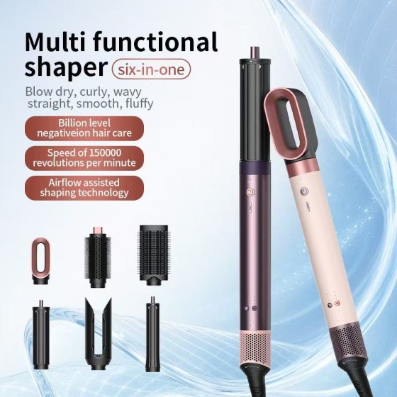 Cross-border hair styling iron HS09 fully automatic big wave hair styler, same style as Dyson, fluffy, constant temperature, negative ion.