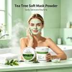 Barrel-packaged tea tree soft film powder