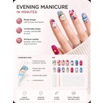 Cute Graffiti Bunny Press‑On Nails, Short Square Colorful Hand‑Painted Cartoon Sweet Girl Aesthetic False Nails
